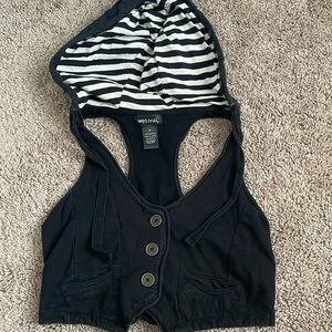 WET SEAL BLACK VEST